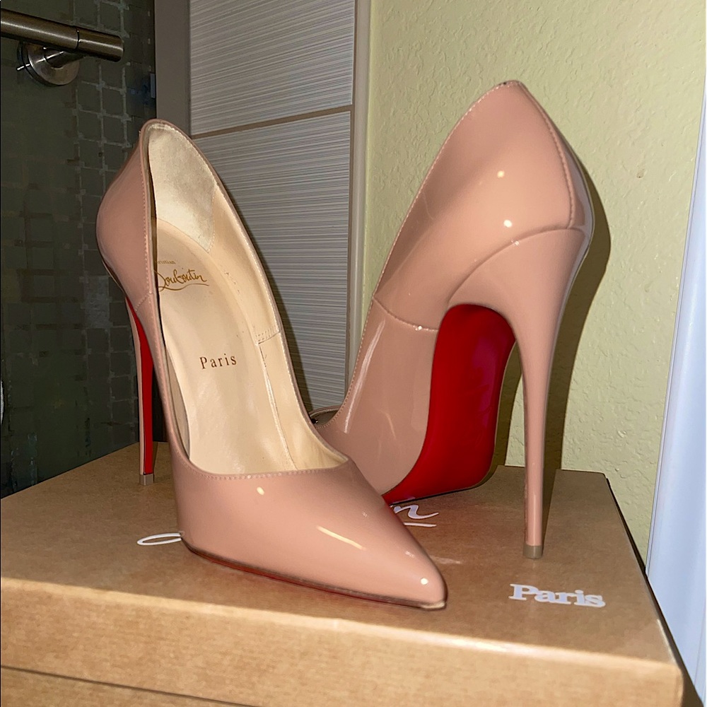 Christian Louboutin So Kates Nude - Size 39